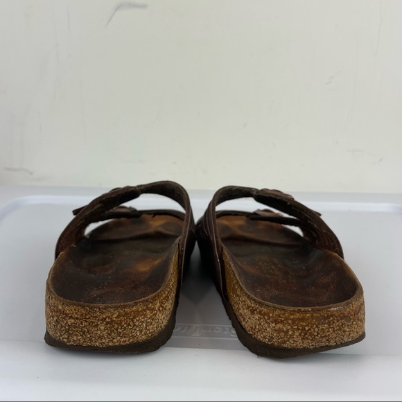 Birkenstock Granada Sandals Tan Brown Sz 37 - Picture 10 of 11
